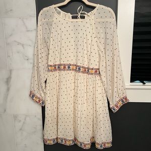 Embroidered sezane dress
